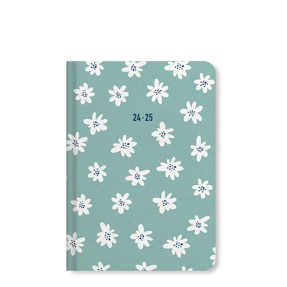 Letts Daisies A6 Week to View Diary 2024-2025